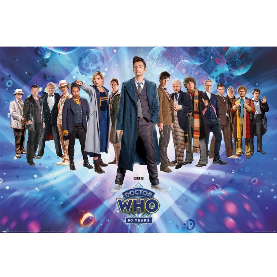 Decoratie Pyramid | Doctor Who - 60 Years - Poster 61 X 91Cm