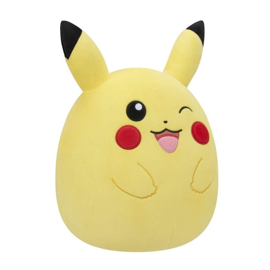 Figuren ShopForGeek | Pokemon - Winking Pikachu - Medium Squishmallow Plush 25Cm