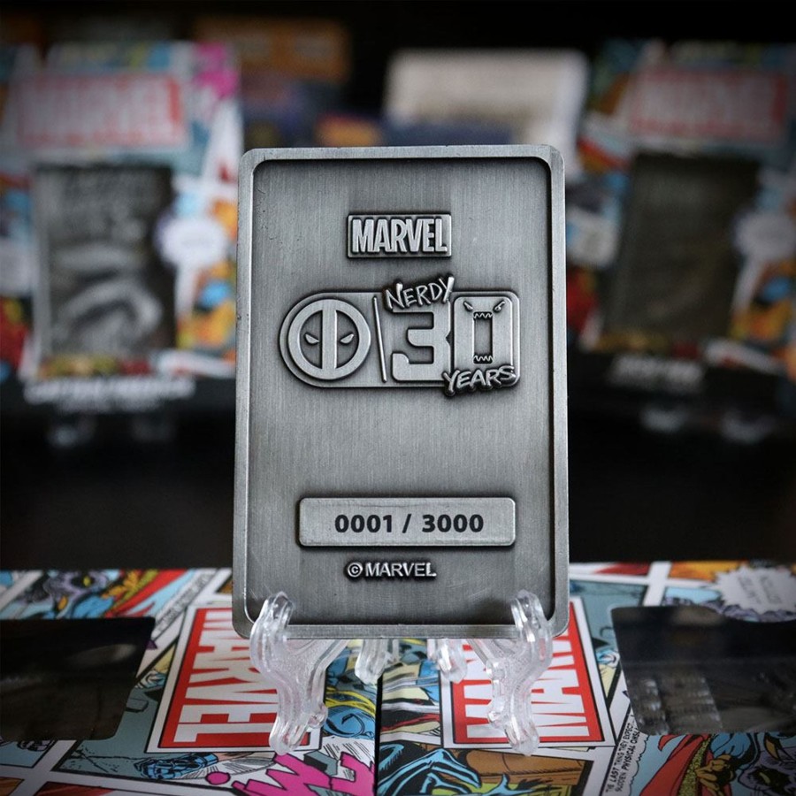 Decoratie Fanattik | Deadpool - 30Th Anniversary - Collector Metal Ingot '9X12.5X2.5Cm'