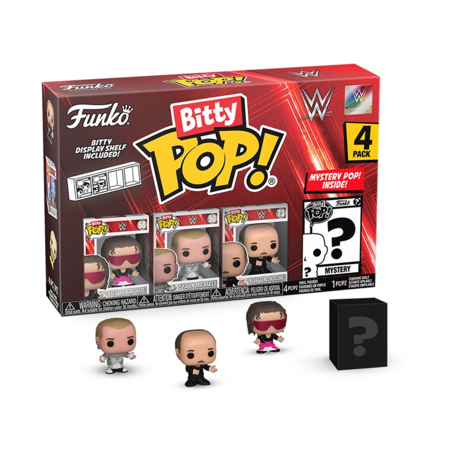 Figuren Funko | Wwe - Bitty Pop 4 Pack 2.5Cm - Bret Hart