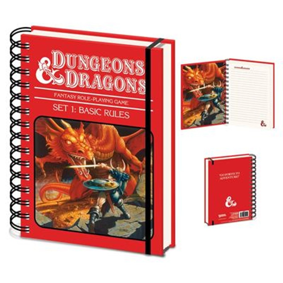 Kantoor Pyramid | Dungeons And Dragons - Basic Rules - A5 Wiro Notebook