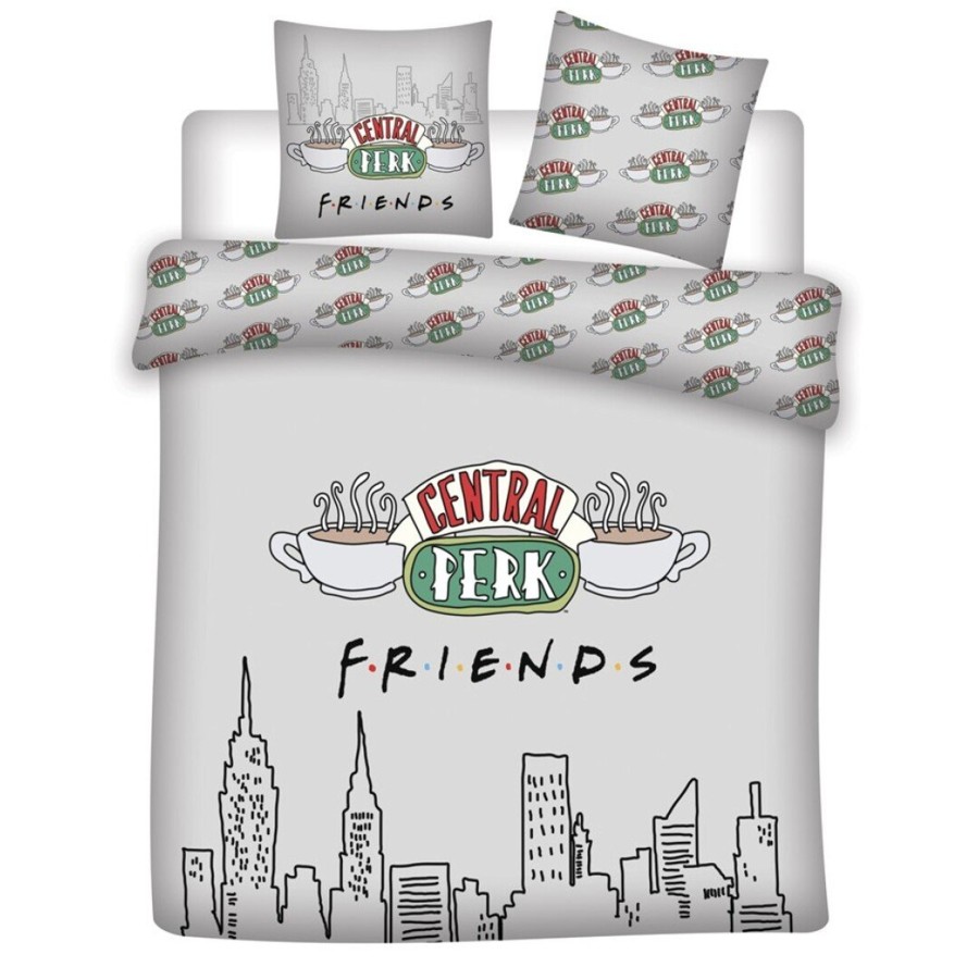 Decoratie AyMax | Friends - Duvet Cover 240X220 - Central Perk '100% Microfiber'