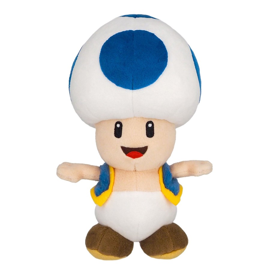 Figuren Together Plus | Super Mario - Blue Toad - Plush 20Cm