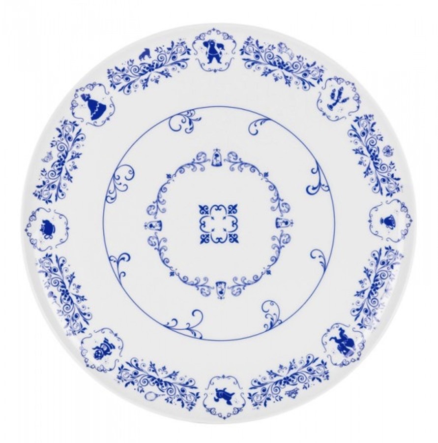 Keuken ShopForGeek | Disney - Beauty & The Beast - Round Cake Dish 'Porcelain'