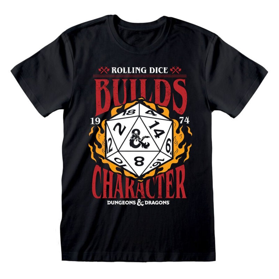 Kleding DUNGEONS AND DRAGONS | Dungeons And Dragons - Builds Character - Unisex T-Shirt (S)