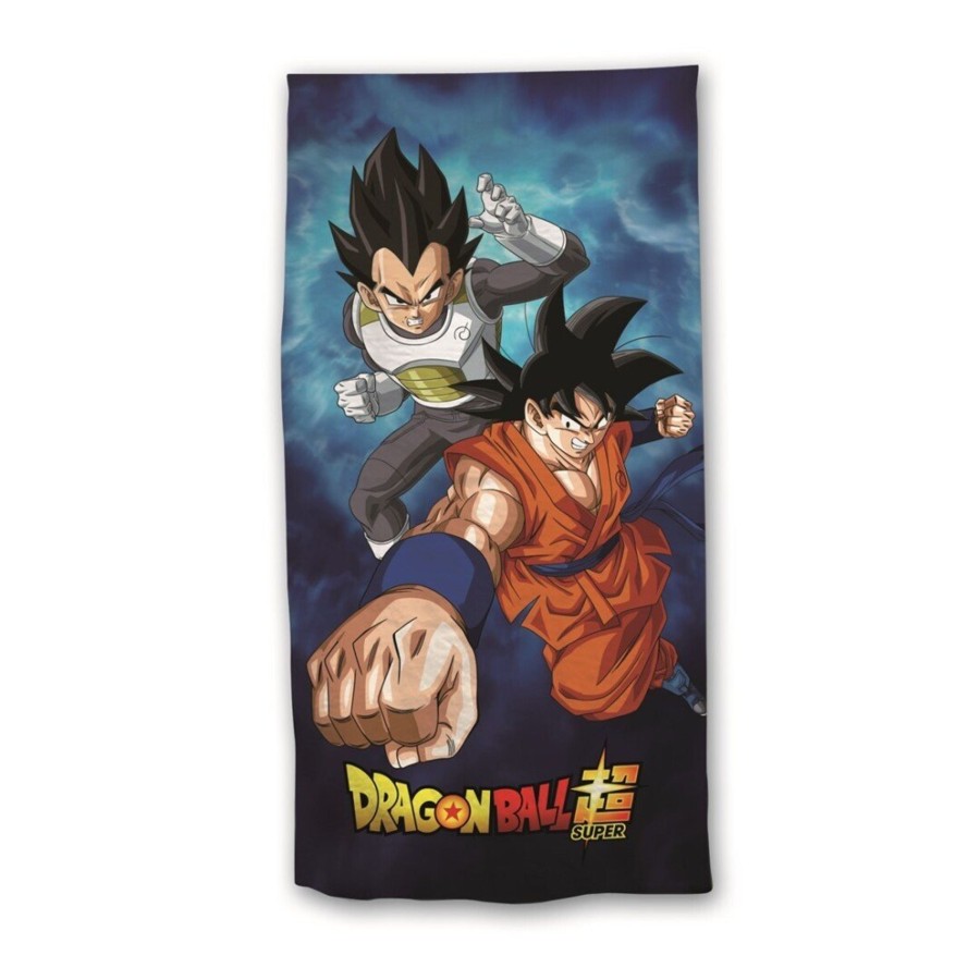 Decoratie AyMax | Dragon Ball S - Goku & Vegeta - Beach Towel 100% Cotton - 70X140Cm