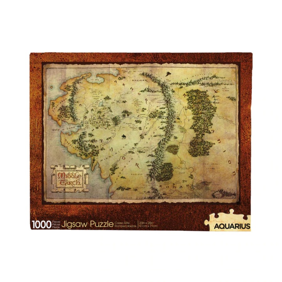 Spelletjes Aquarius | The Hobbit - Map - Puzzle 1000P