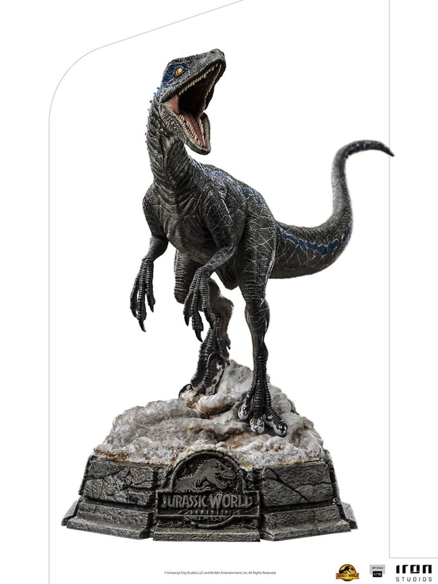 Figuren Iron Studios | Jurassic World - Blue - Statue Art Scale "20X18X28Cm"