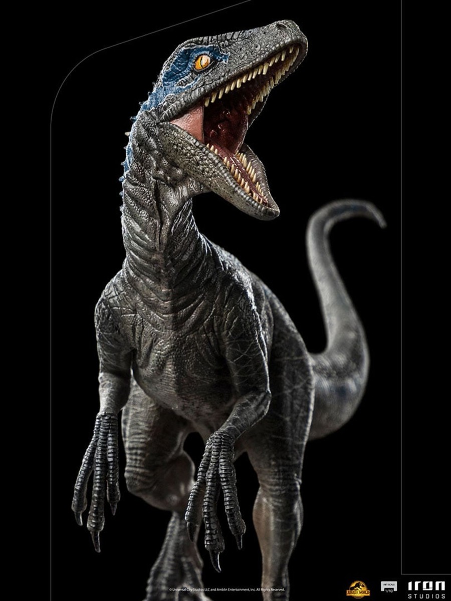 Figuren Iron Studios | Jurassic World - Blue - Statue Art Scale "20X18X28Cm"