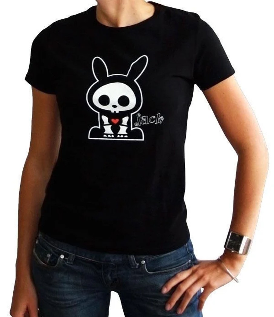 Kleding ABYstyle | Skelanimals - T-Shirt Jack Femme Black Basic (Xl)