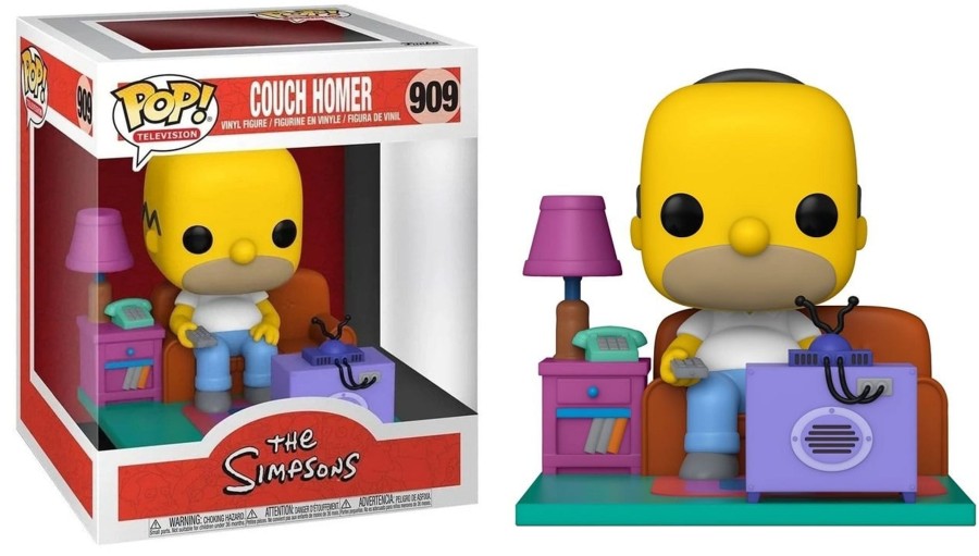 Figuren Funko | Simpsons - Pop Deluxe N° 909 - Homer Watching Tv