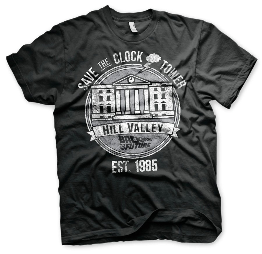 Kleding H.O. | Back To The Future - Save The Clock Tower - T-Shirt (S)