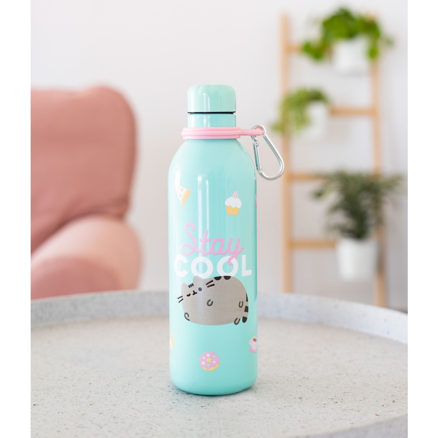 Keuken ShopForGeek | Pusheen - Stainless Steel Bottle Hot & Cold - 500 Ml