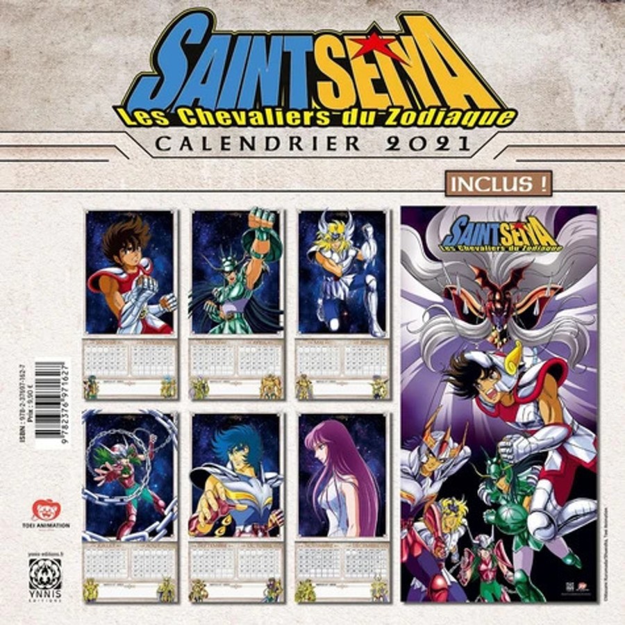 Kantoor ShopForGeek | Saint Seiya - Calendar 2021 '30X30Cm'