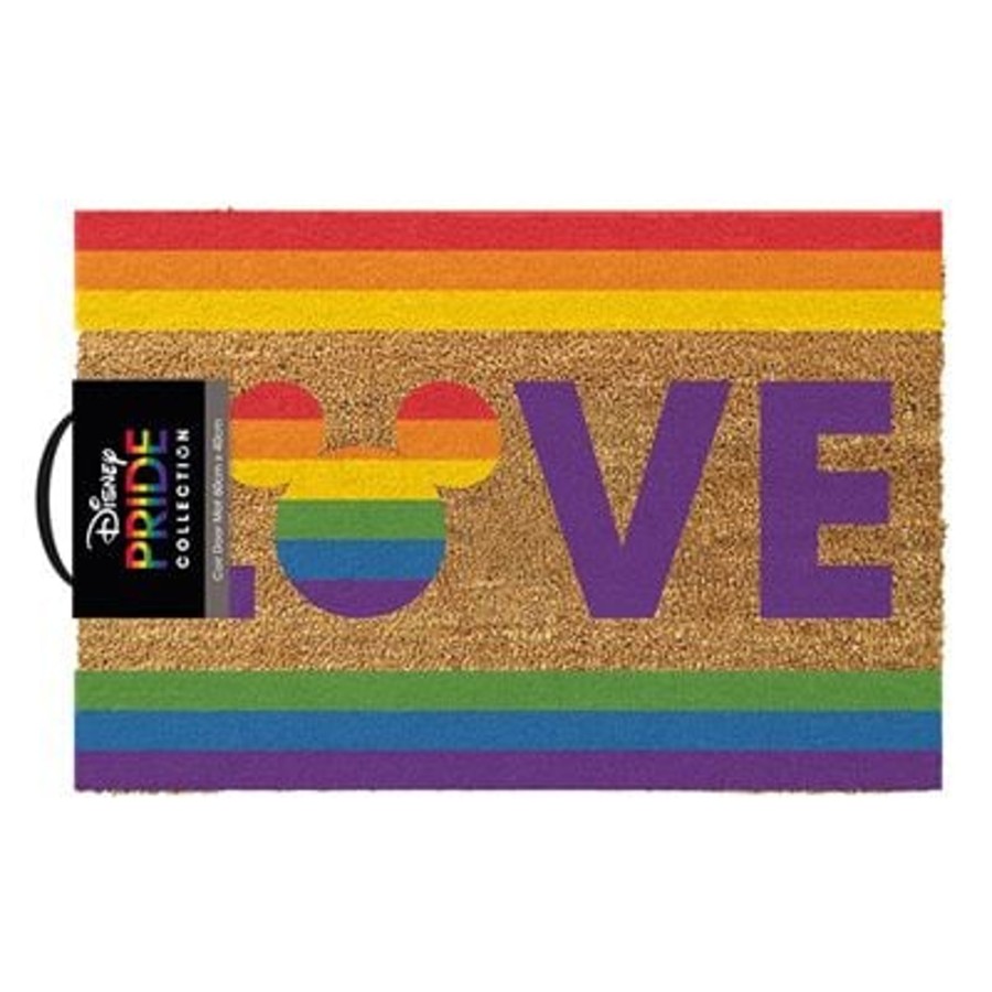 Decoratie Pyramid | Mickey Mouse - Love (Pride) - Doormat