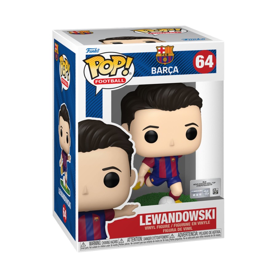 Figuren Funko | Barcelona - Pop Football N° 64 - Lewandowski