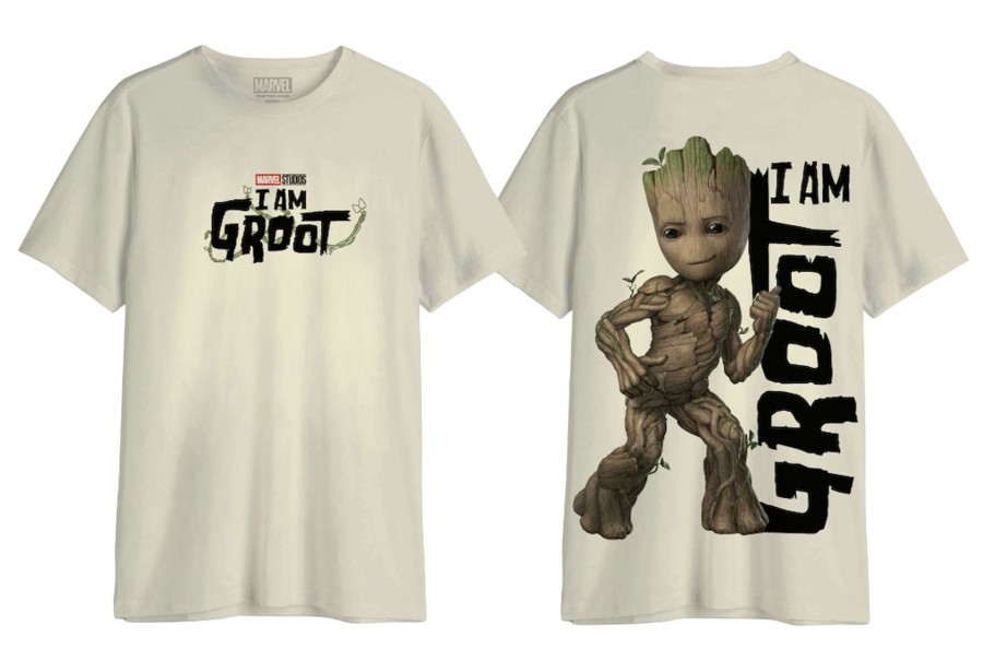 Kleding Cotton Division | Marvel - I Am Groot - Oversize T-Shirt Men (Xs)