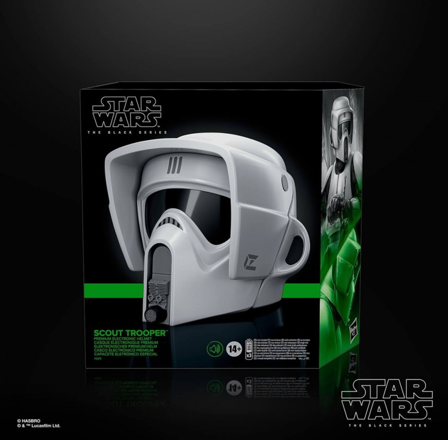 Decoratie Hasbro | Star Wars 6 - Electronic Helmet Biker Scout Black Series