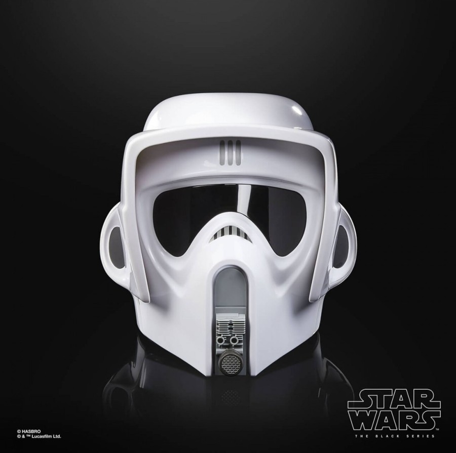 Decoratie Hasbro | Star Wars 6 - Electronic Helmet Biker Scout Black Series