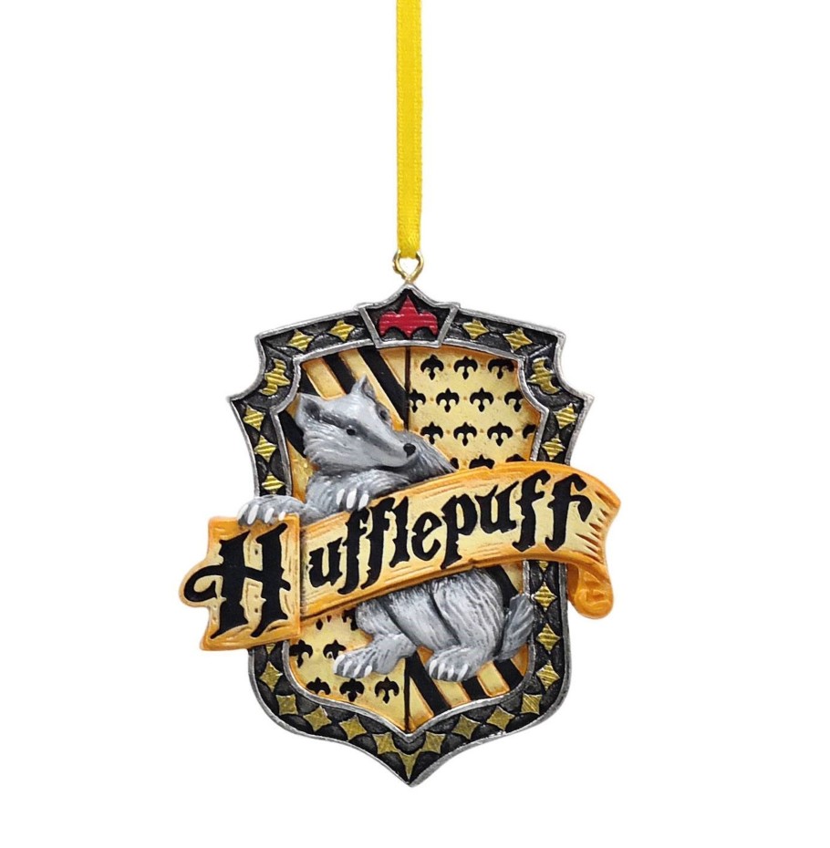 Decoratie Nemesis | Harry Potter - Hufflepuff - Christmas Tree Ornament 8Cm