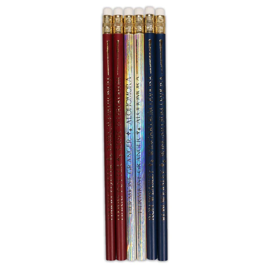 Kantoor HMB | Harry Potter - Wands - 6 Pencils Set