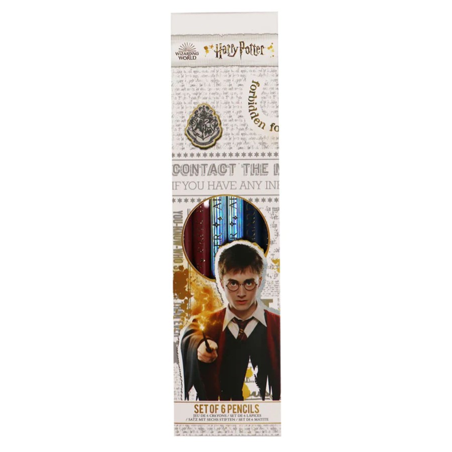 Kantoor HMB | Harry Potter - Wands - 6 Pencils Set