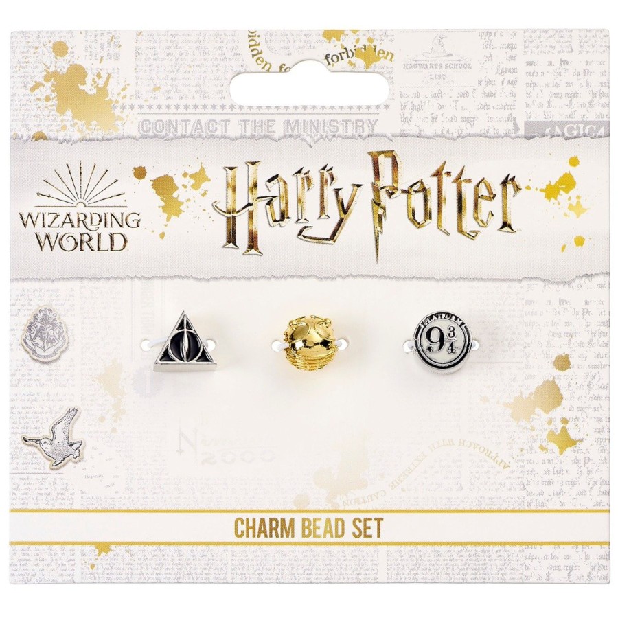 Accessoires Carat | Harry Potter - Set Of 3 Charms Beads For Bracelet