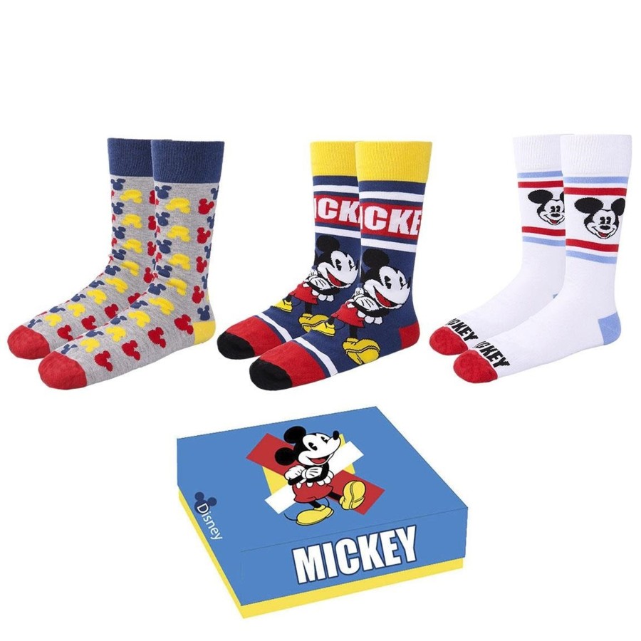 Kleding Cerda | Mickey - 3 Pairs Socks Pack (Size 36-41)