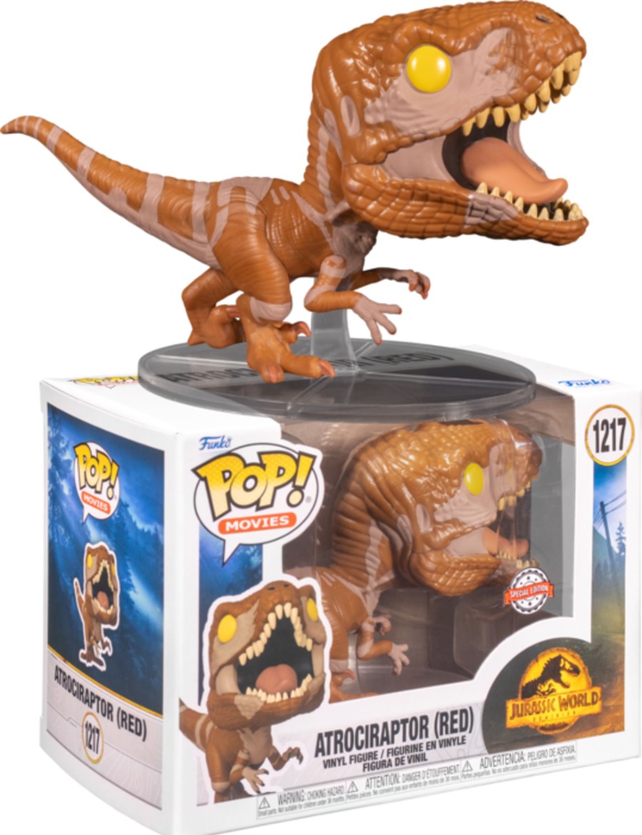 Figuren Funko | Jurassic World 3 - Pop Movies N° 1217 - Atrociraptor "Red"