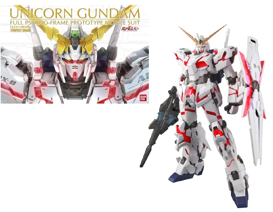 Figuren Bandai Model Kit | Gundam - Model Kit - Pg Unicorn Rx-0 1/60