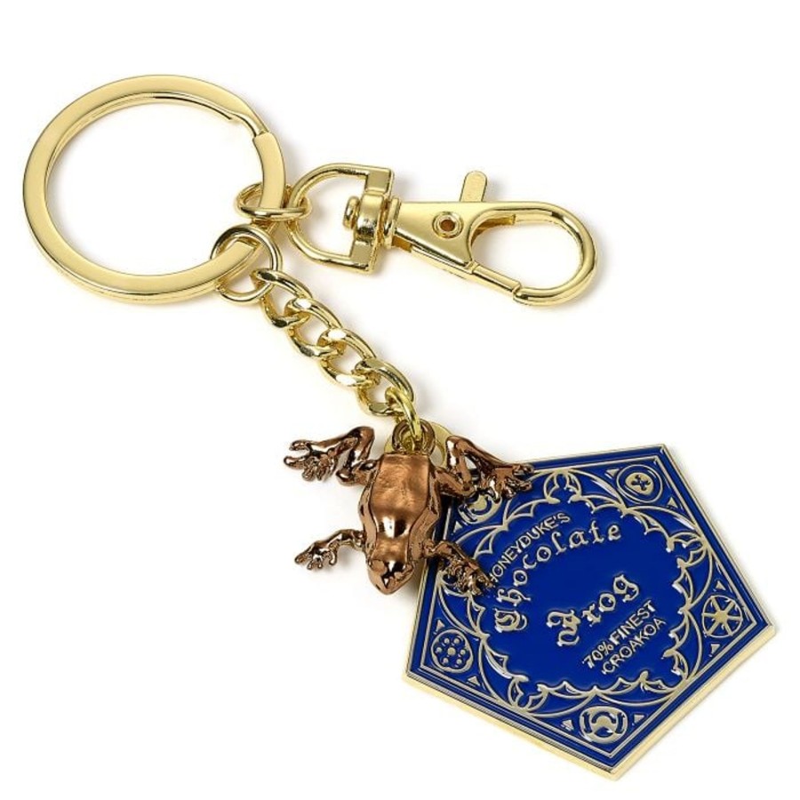 Accessoires Carat | Harry Potter - Chocolate Frog - Gold Plated Keyring