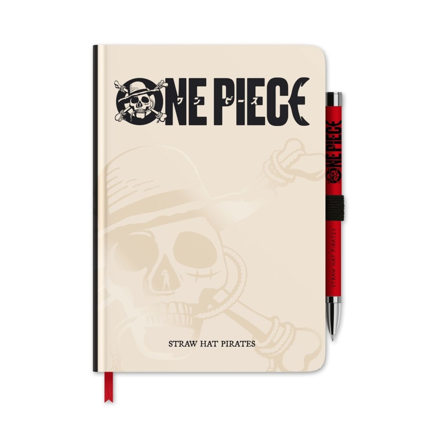 Kantoor ShopForGeek | One Piece Netflix - Notebook + Projector Pen - Size A5