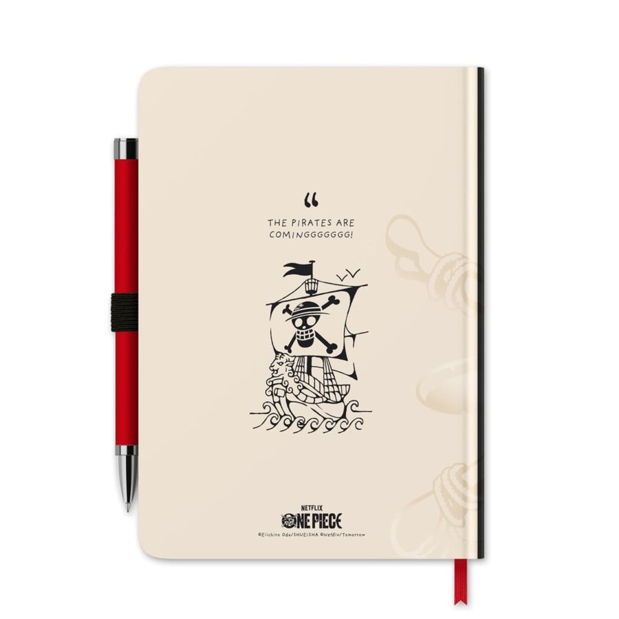 Kantoor ShopForGeek | One Piece Netflix - Notebook + Projector Pen - Size A5