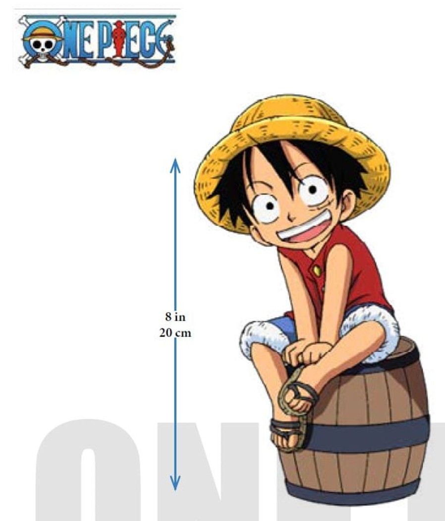 Kantoor Teknofun | One Piece - Luffy On A Barrel - Light-Up Figure - 20 Cm