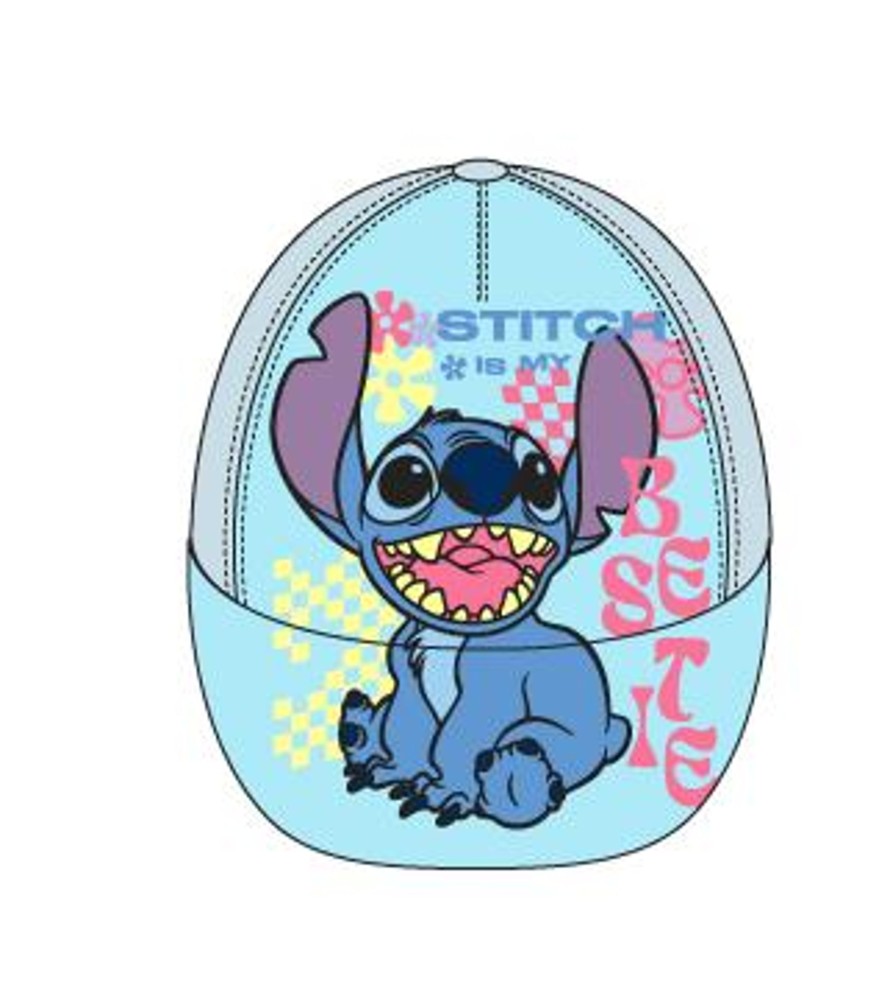 Accessoires ShopForGeek | Lilo & Stitch - Stitch Is My Bestie - Kids Blue Cap 54Cm