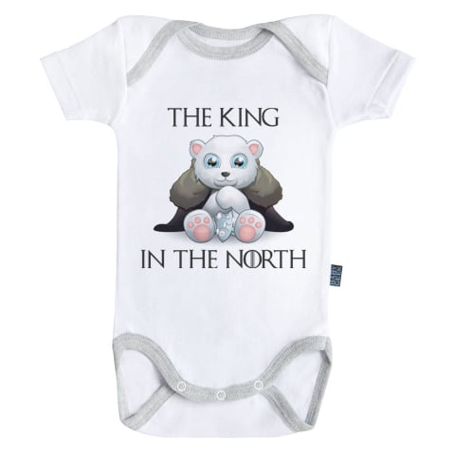 Kleding ShopForGeek | Game Of Thrones - Baby Body - King In The North (12-18 Month)