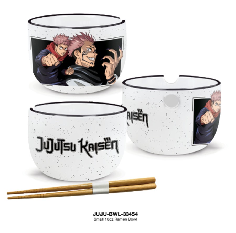 Keuken Just Funky | Jujutsu Kaisen - Ramen Bowl With Chopstick 470Ml - Sukuna & Yuji