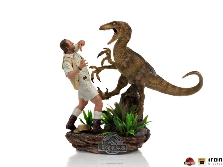 Figuren Iron Studios | Jurassic Park - Clever Girl - Statue Art Scale 25Cm