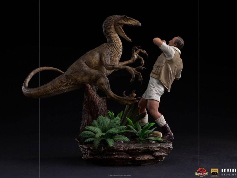 Figuren Iron Studios | Jurassic Park - Clever Girl - Statue Art Scale 25Cm