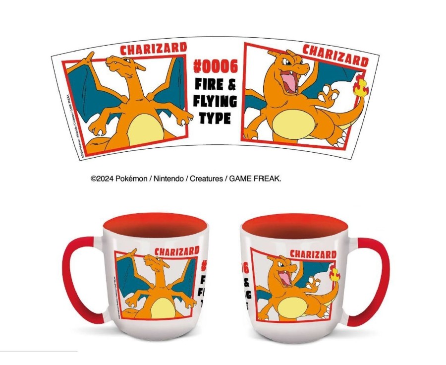 Keuken Stor | Pokemon - Charizard - Mug Elite Colored Inner - 384Ml