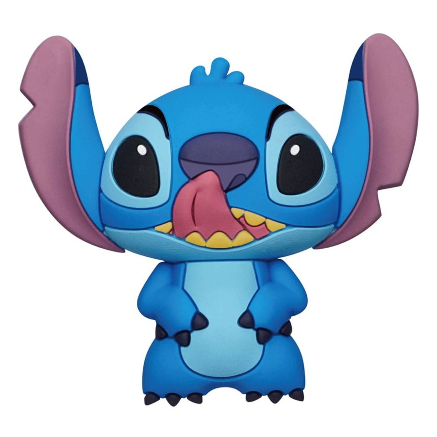 Keuken Monogram | Lilo & Stitch - Stitch Tongue In Nose - 3D Foam Collectible Magnet