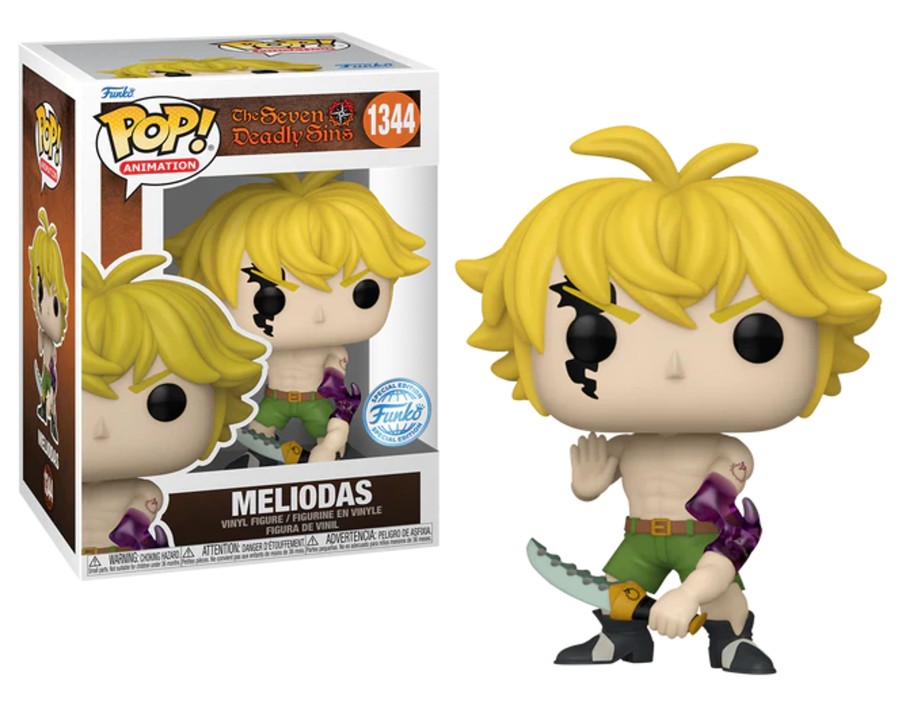 Figuren Funko | Seven Deadly Sins - Pop Animation N° 1344 - Meliodas (Dm) With Chase