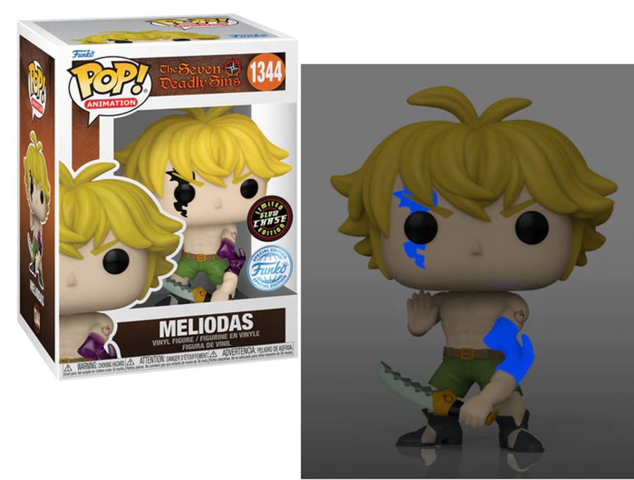 Figuren Funko | Seven Deadly Sins - Pop Animation N° 1344 - Meliodas (Dm) With Chase