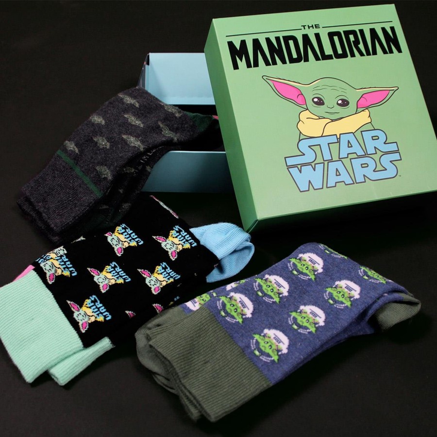 Kleding Cerda | Star Wars - The Child - 3 Pairs Socks Pack (Size 40-46)