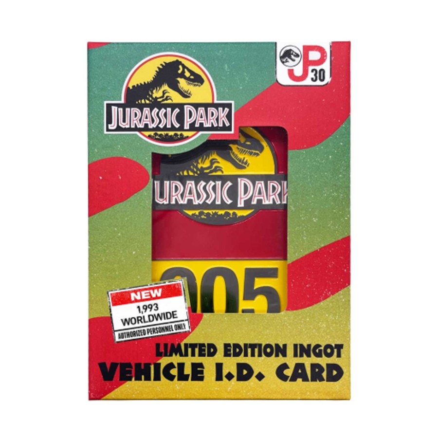 Decoratie Fanattik | Jurassic Park - Jeep "30Th Anniversary" - Limited Edition Ingot