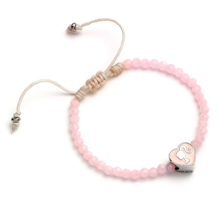 Accessoires Carat | Barbie - Pink Bead Bracelet - Haert