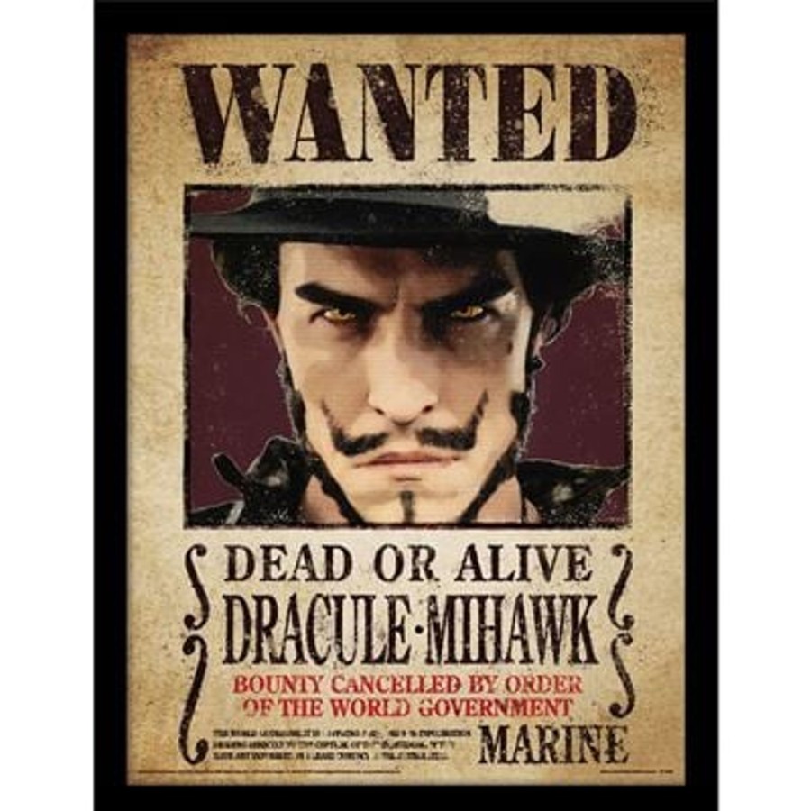 Decoratie Pyramid | One Piece Netflix - Dracule Mihawk - Collector Print 30X40Cm