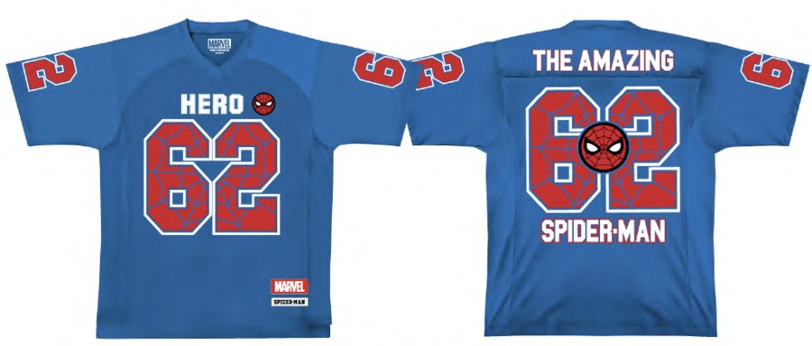 Kleding Cotton Division | Marvel - The Amazing Spider-Man - T-Shirt Sports Us Replica Unisex (S)