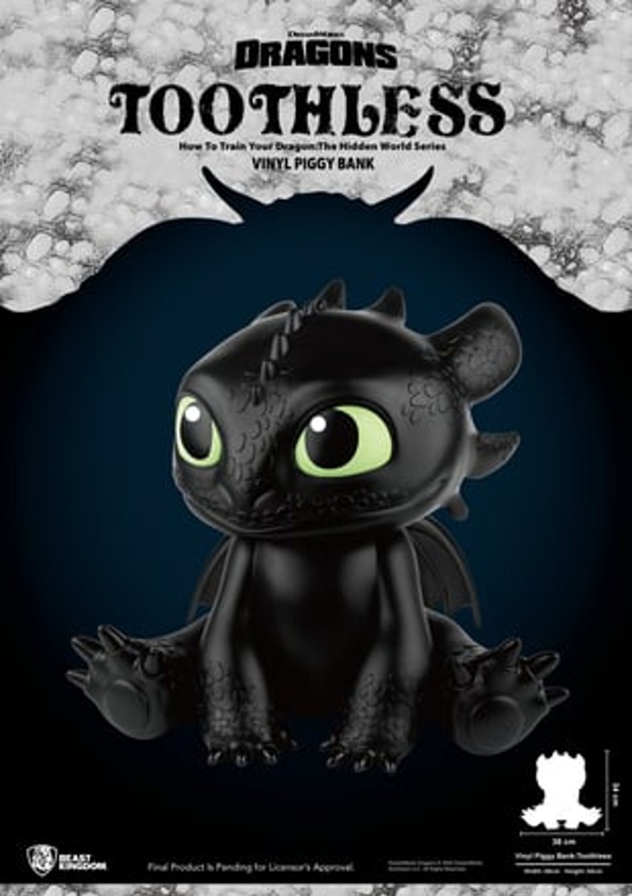 Decoratie Beast Kingdom | How To Train Your Dragon - Toothless - Piggy Bank 34Cm