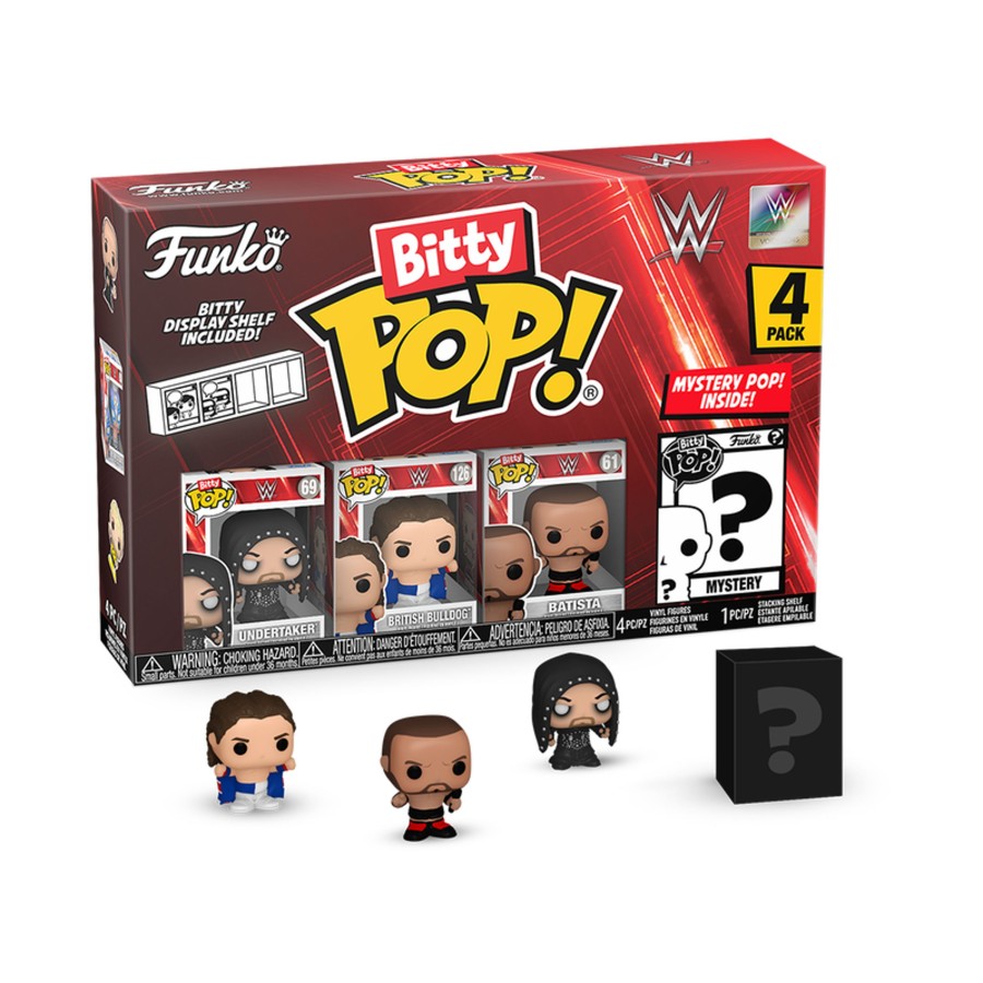 Figuren Funko | Wwe - Bitty Pop 4 Pack 2.5Cm - The Undertaker